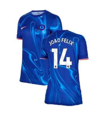 Chelsea Joao Felix #14 Primera Equipación Mujer 2024-25 Manga Corta